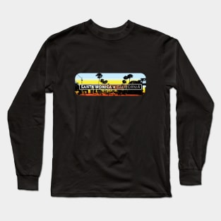 Santa Monica Street Scene Long Sleeve T-Shirt